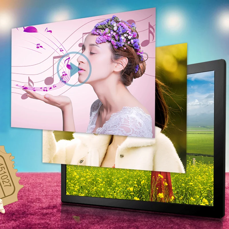 
Wholesale 12.1 Inch Electronic Digital Photo Frame With Mirror Protect Glass Video Free Download Digital Photo Frame 