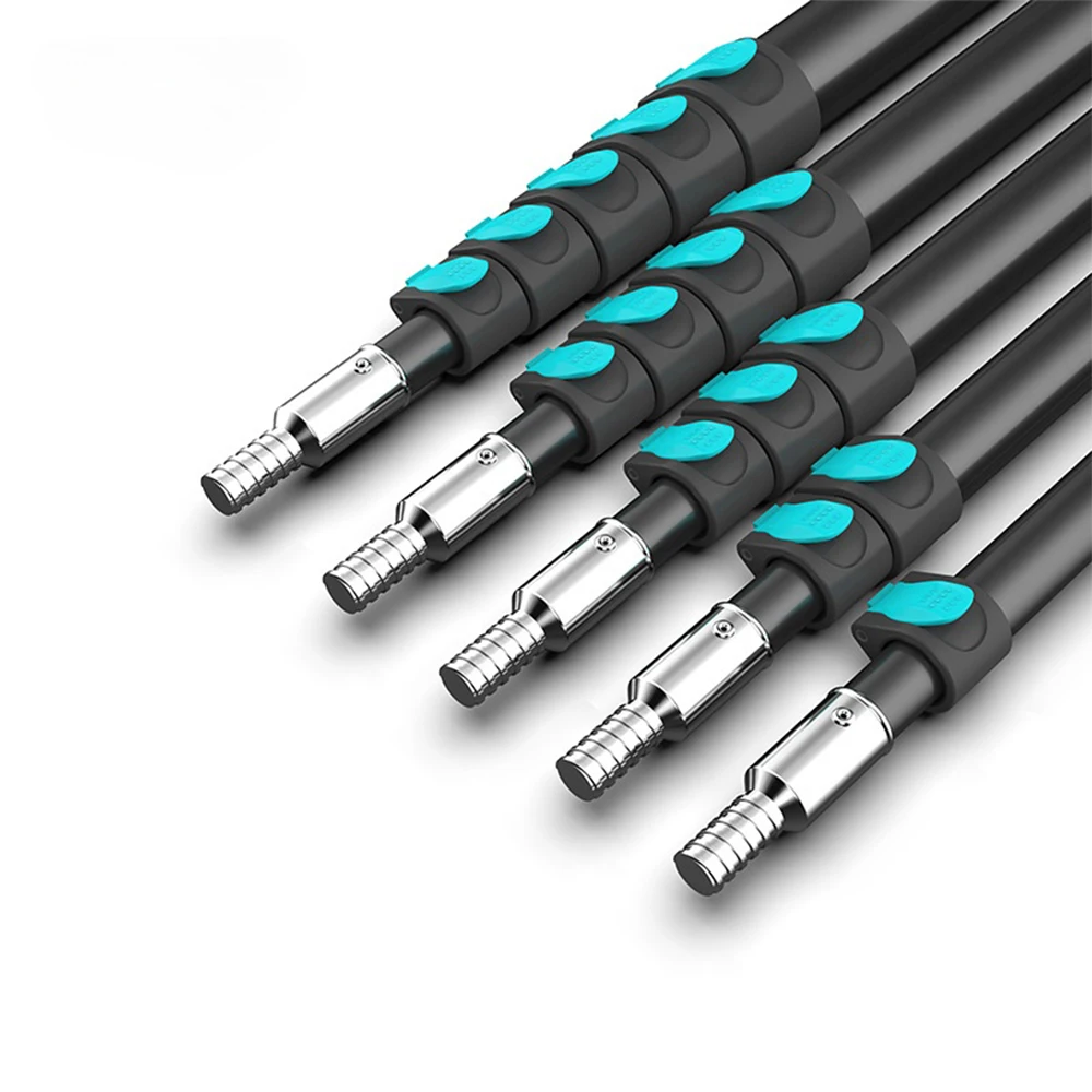 Multi Size Telescopic Heavy Duty Aluminum Pole Carbon Fiber Extensional handle