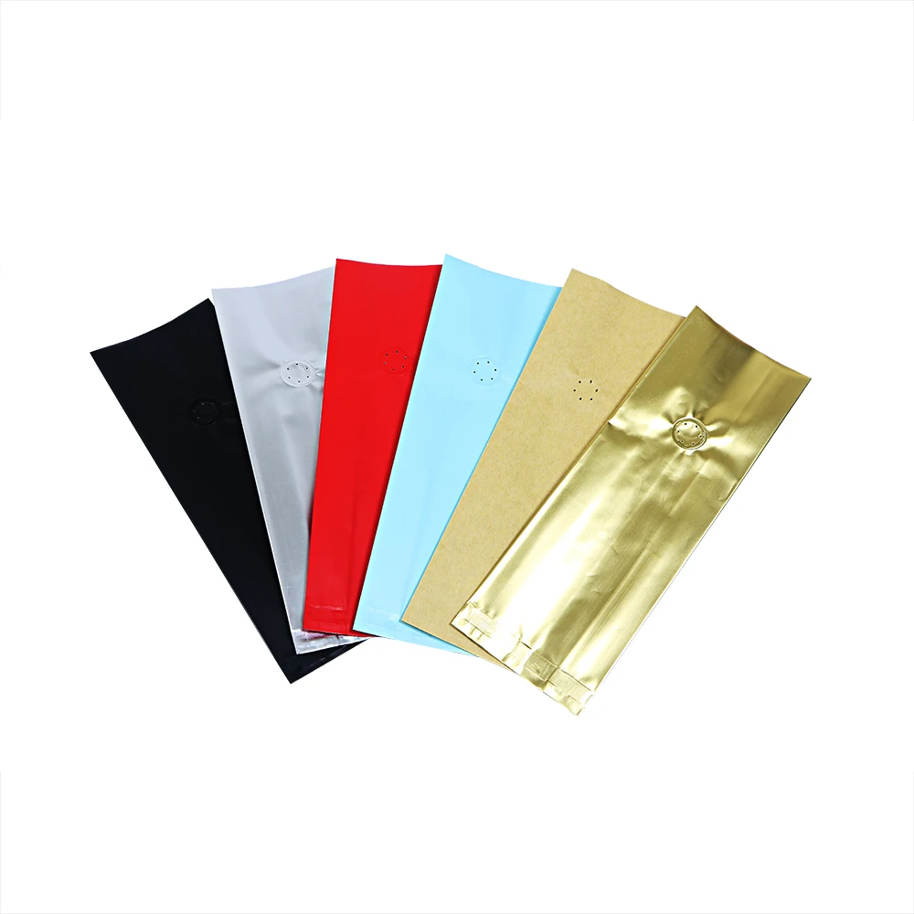 Hot Sealing Laminated Aluminum Foil Pouch Drip Coffee Bag Flat bottom Coffee Bean Package Bags