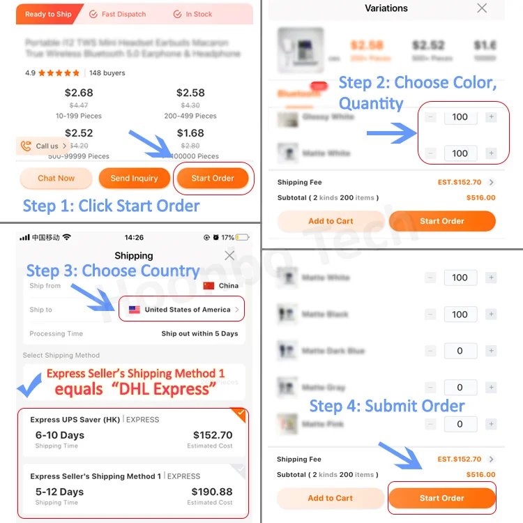 
2020 Portable Mini TWS i12 Wireless Stereo Audifonos Earbuds Jieli 6956 BT 5.0 Earphone & Headphone 