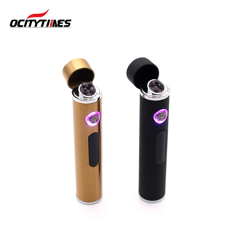 Модная электрическая USB-зажигалка Ocityitmes, USB-зажигалка