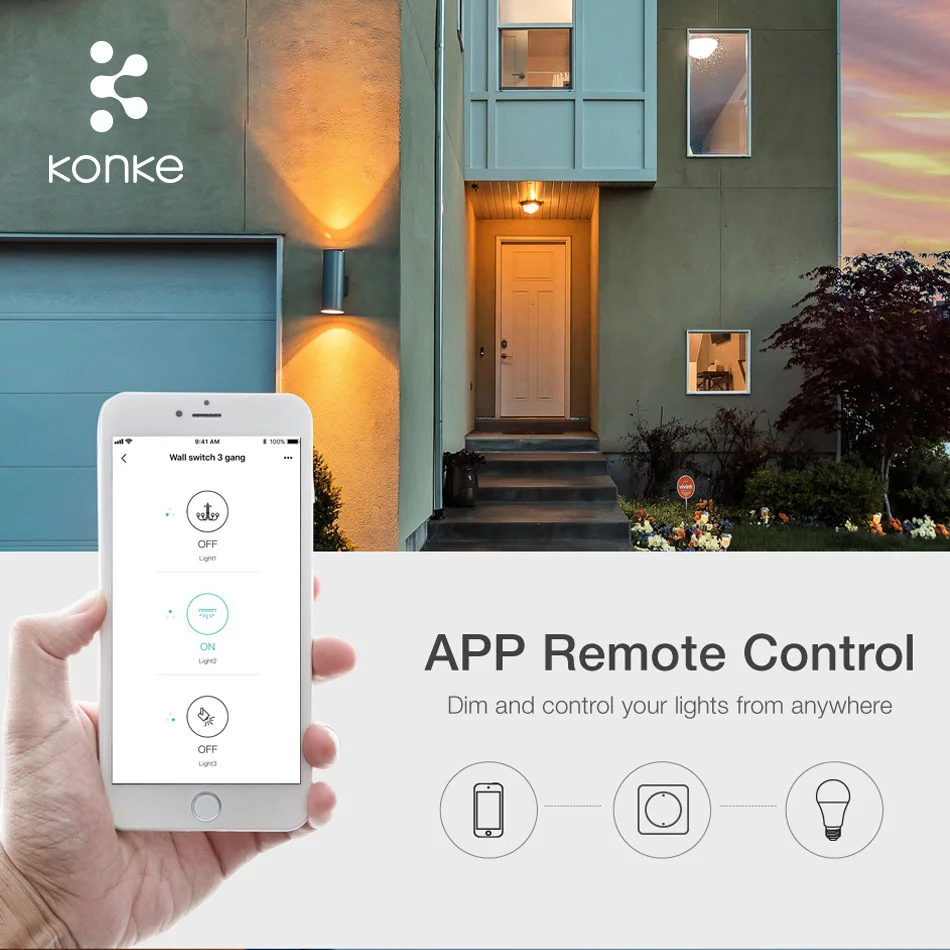 smart home zigbee dimmer switch led light switch wifi control 220V