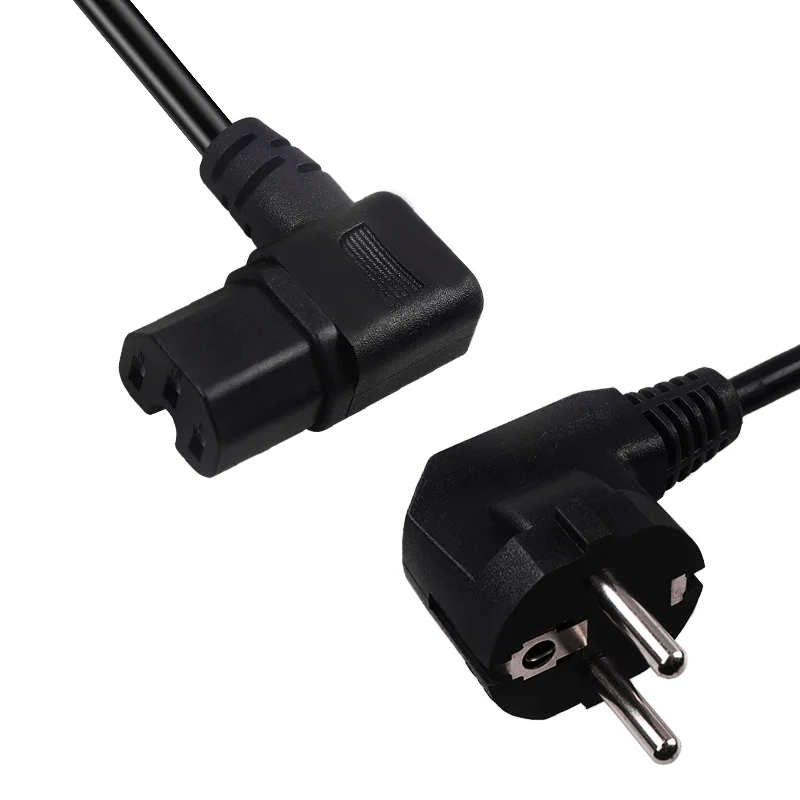 Big EU Plug Power Cord 16A AC H03VV-F H05VV-F2 Pin Prong Plug European IEC C7 C9 C13 C15 C17 C19 DC