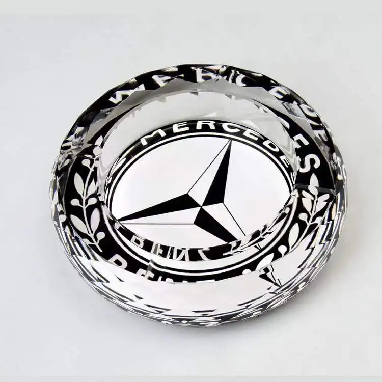 Cigar Smokeless Ashtray Crystal Portable Ashtray Wholesale Business Gift Custom Logo Cenicero Designer Ashtray