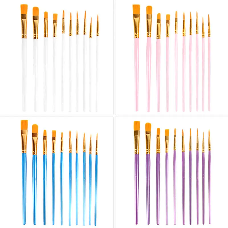 Professional Paint Brush Set  Acrylic Oil Paint Brushes Set of 28 Great for Beginners Experts, Suitable for Paint by Numbers
