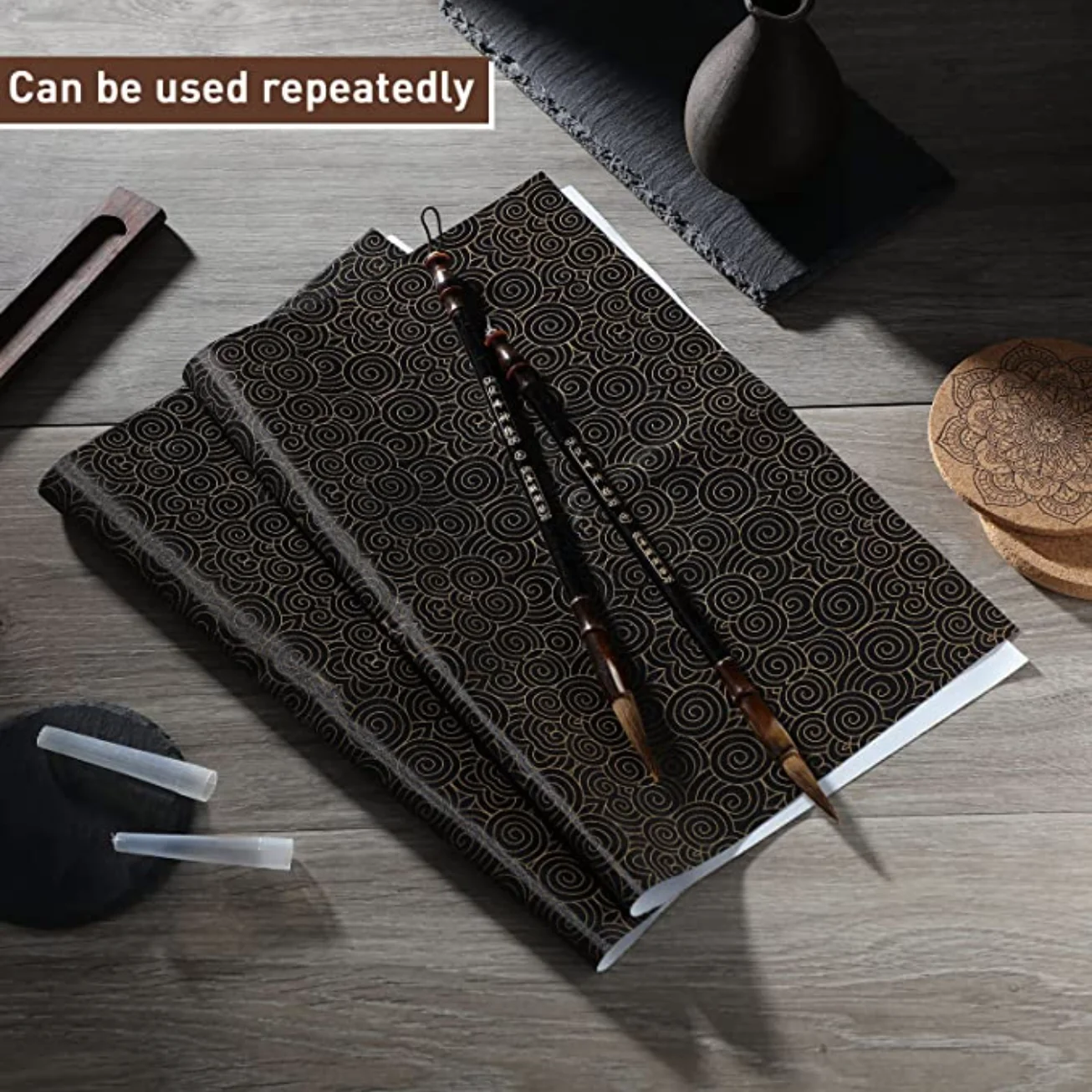 Magic Cloth Water Drawing Writing Cloth mat for Chinese Calligraphy Sumi Drawing Gridded kids student practice