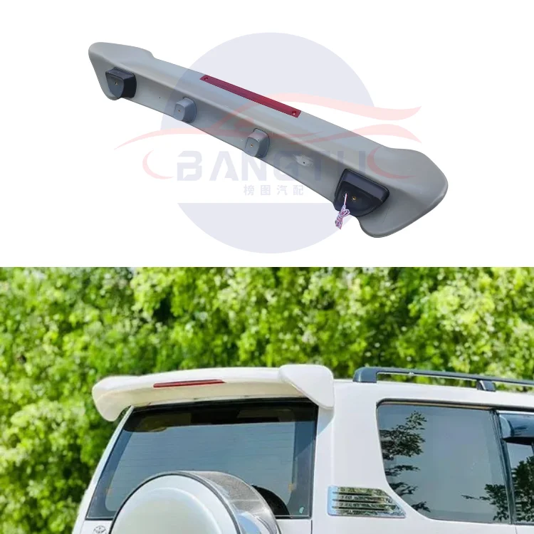 Factory direct sale ABS car rear spoiler fit for Toyota PRADO 3400 FJ90