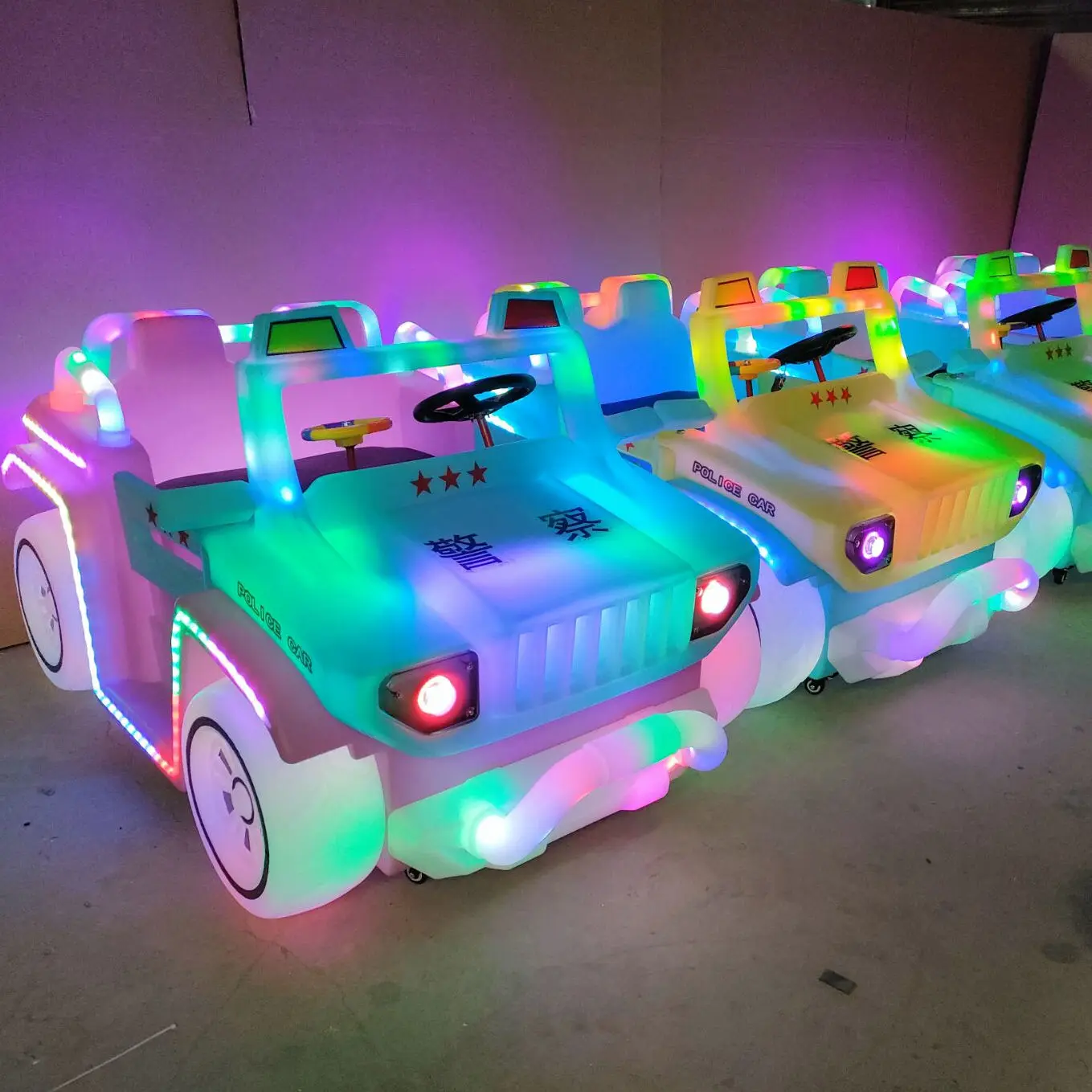 Wholesale amusement park riding machines playground equipment electric kids battery bumper cars