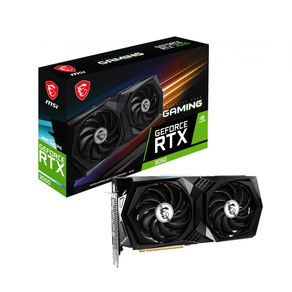 New Listing RTX3050 GPU MSI Gaming GeForce RTX 3050 8GB GDDR6 3050 Graphics Card