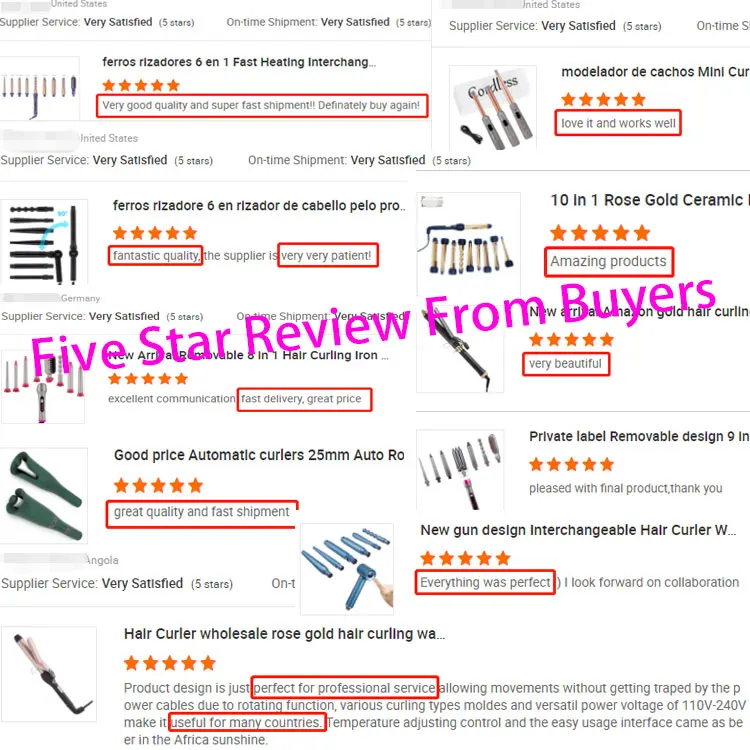rizador de cabello profesional curling irons foldable hair curler tools curling iron professional hair curler 7 in 1 hair styler