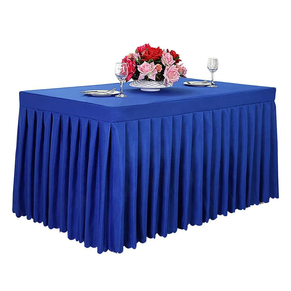  Customized Size Multi Colors Table Skirt Decoration Wedding Skirts