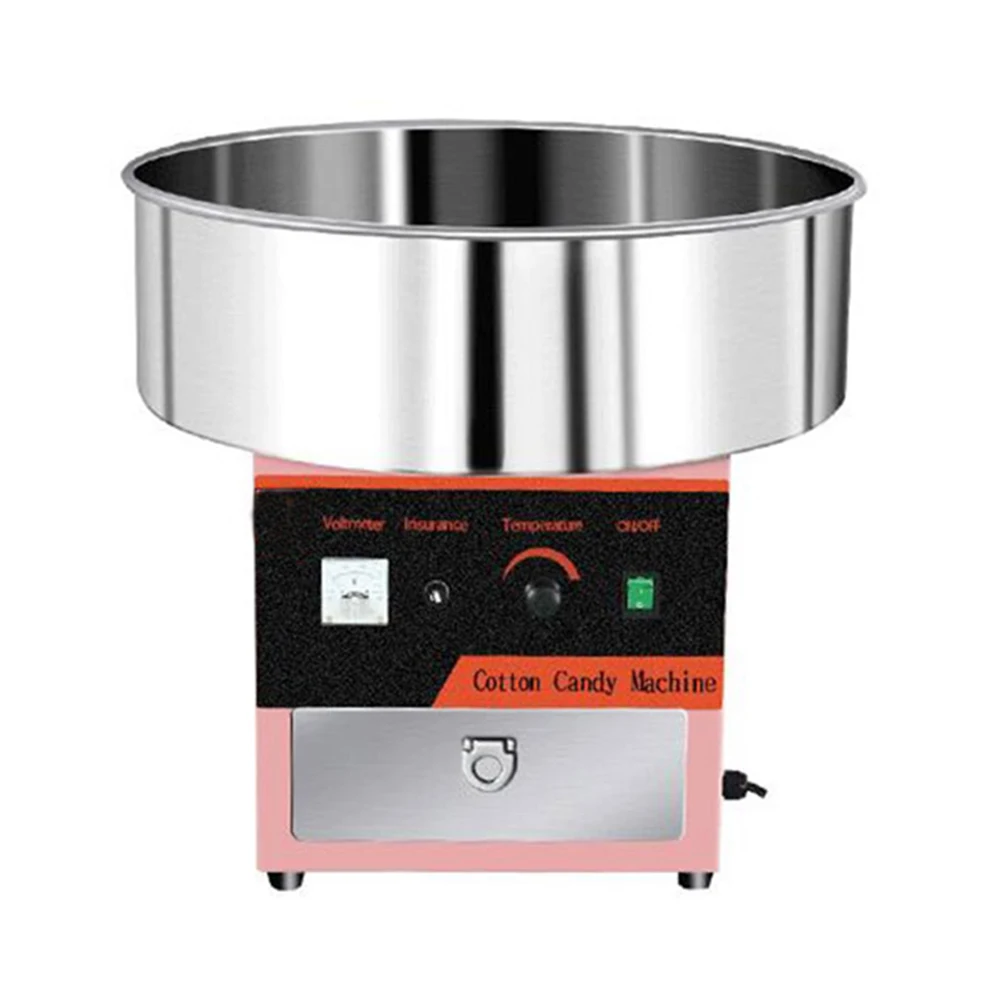 XEOLEO Commercial Automatic Flower Cotton Candy Machine 1000W Electric Sugar Floss Small Cotton Candy Making Machine for Sale