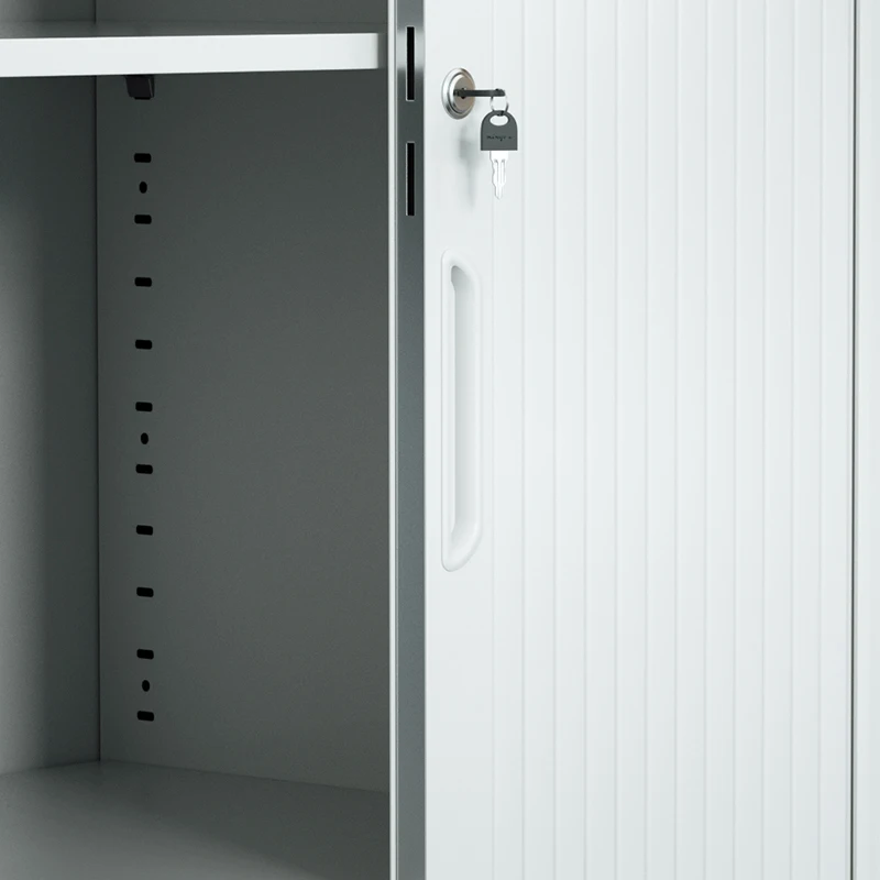 Office Storage Cabinet steel locker cabinet filing cabinet metal with rolling tambour door