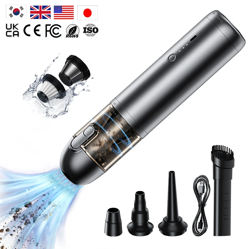 High Power 15000PA Handheld Vacuum Multifunctional Hand Vacuum Air Blower Car Vacuum Cleaner for Home Office