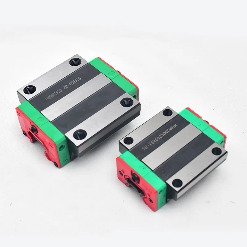 linear guide rail block HGH HGW HGR 20mm 25mm 30mm Bearing Steel Linear Guides slider Linear Motion guideway for cnc router