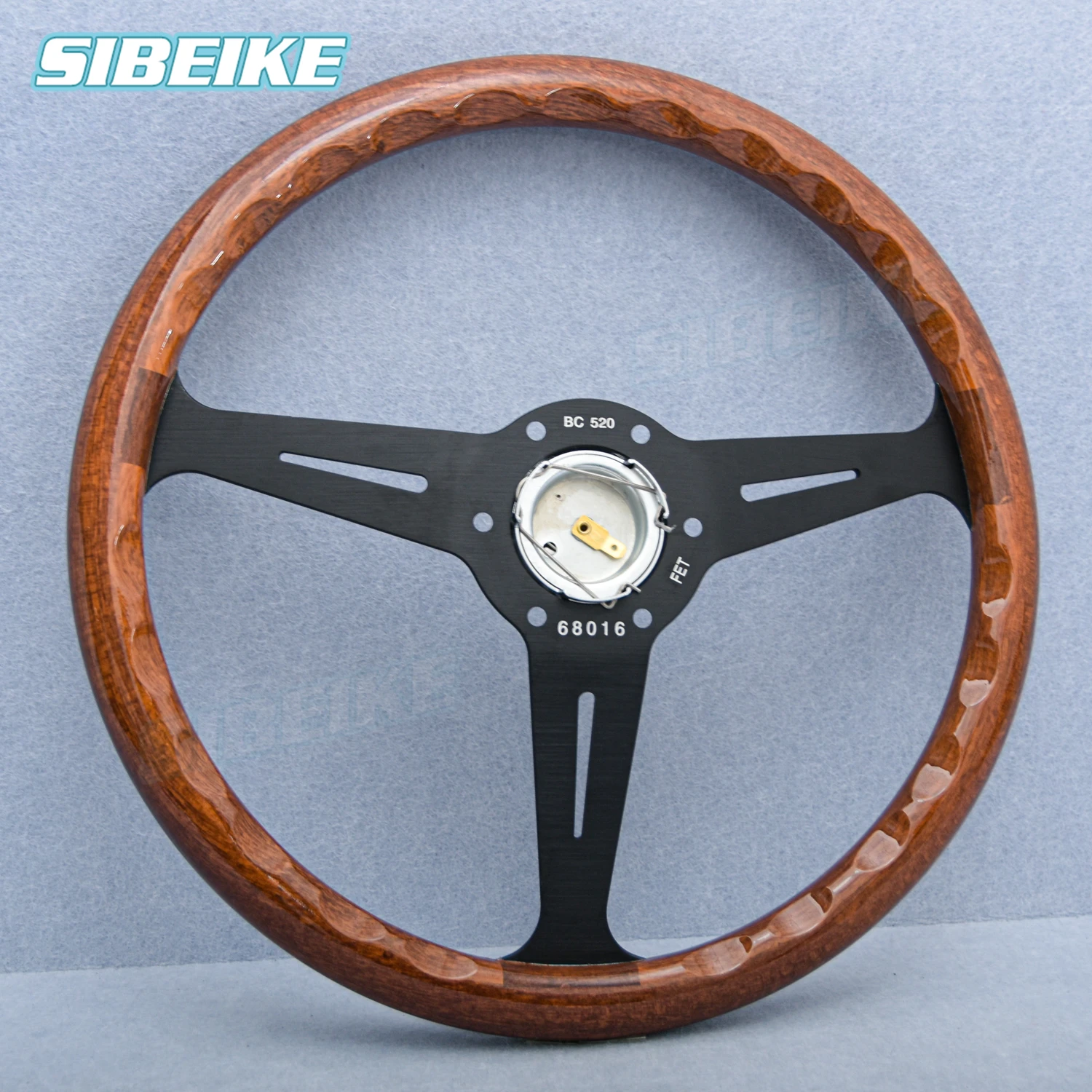 14inch 358mm Universal Wood Film Steering Wheel JDM Classic Sports Steering Wheel Car Accessories