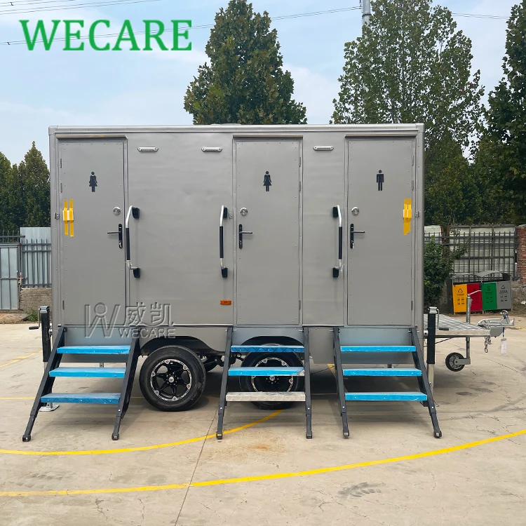Wecare на заказ мобильная Ванная комната для кемпинга туалет прицеп роскошный портативный и душевая продажи