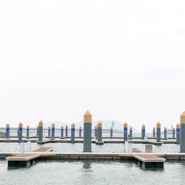 Good Stability Aluminum Alloy Floating Docks Pontoon Marine Use Floating Bridge