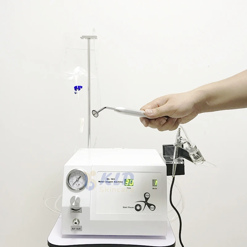 Water sprey 3 in 1 injection therapy aqua facial cleaning peel machine oxygen jet