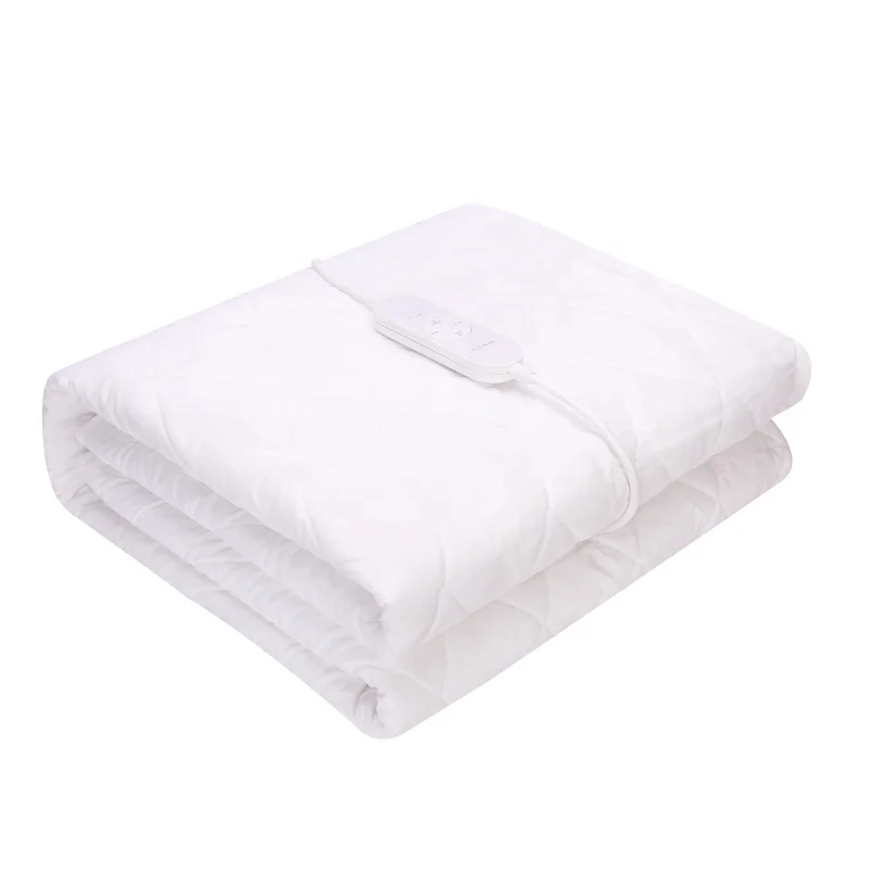 China Wholesale Price CE  Mark 220 Volt Wifi Hot Electric Blanket Fitted  with Timers for Double Bed