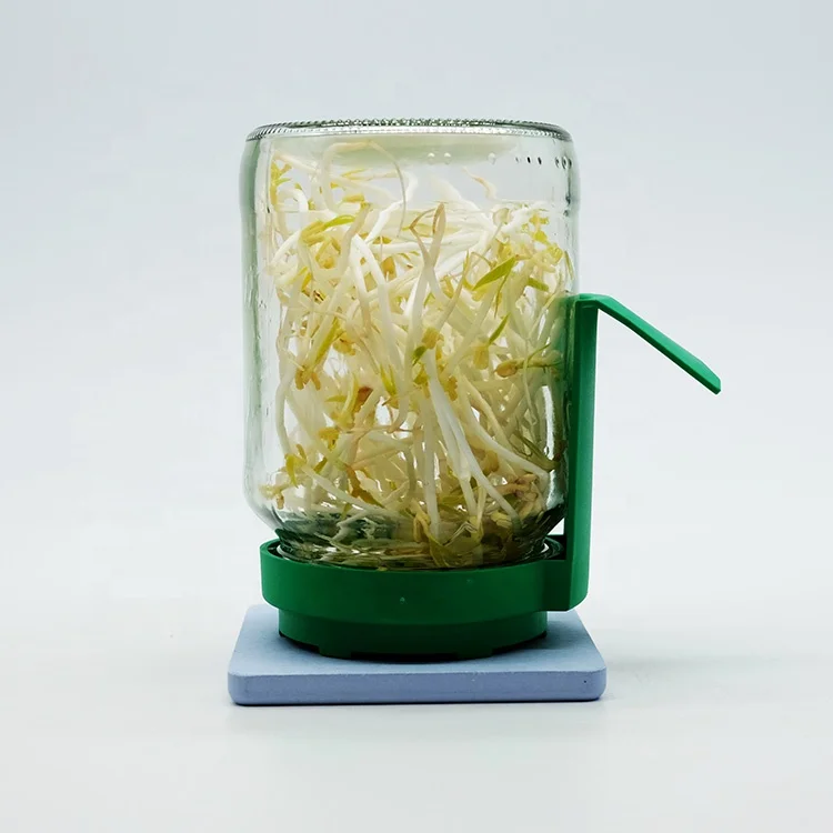 Новое поступление зеленая пластиковая крышка для проращивания 70 мл 86 обычная каменная банка бобов набор стеклянных банок в наличии