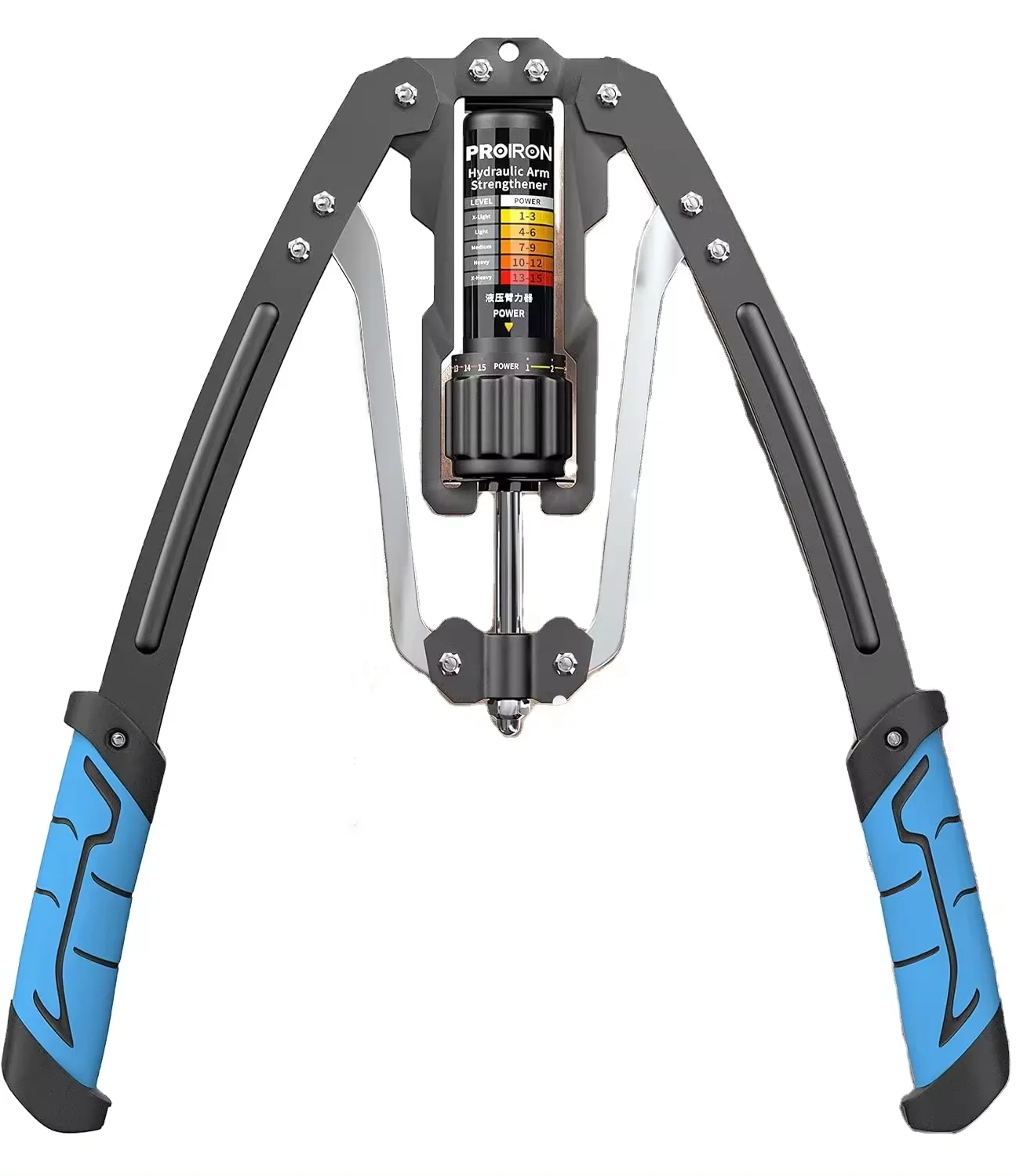 PROIRON Strength workout Adjustable Stainless Steel Hydraulic Arm Strengthener for Unisex Home Gym use