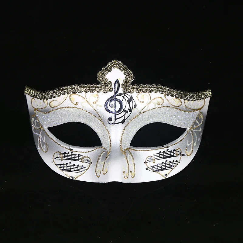 Venetian Party Festival Cosplay Women Sexy Eye Mask Musical Note Masquerade Masks