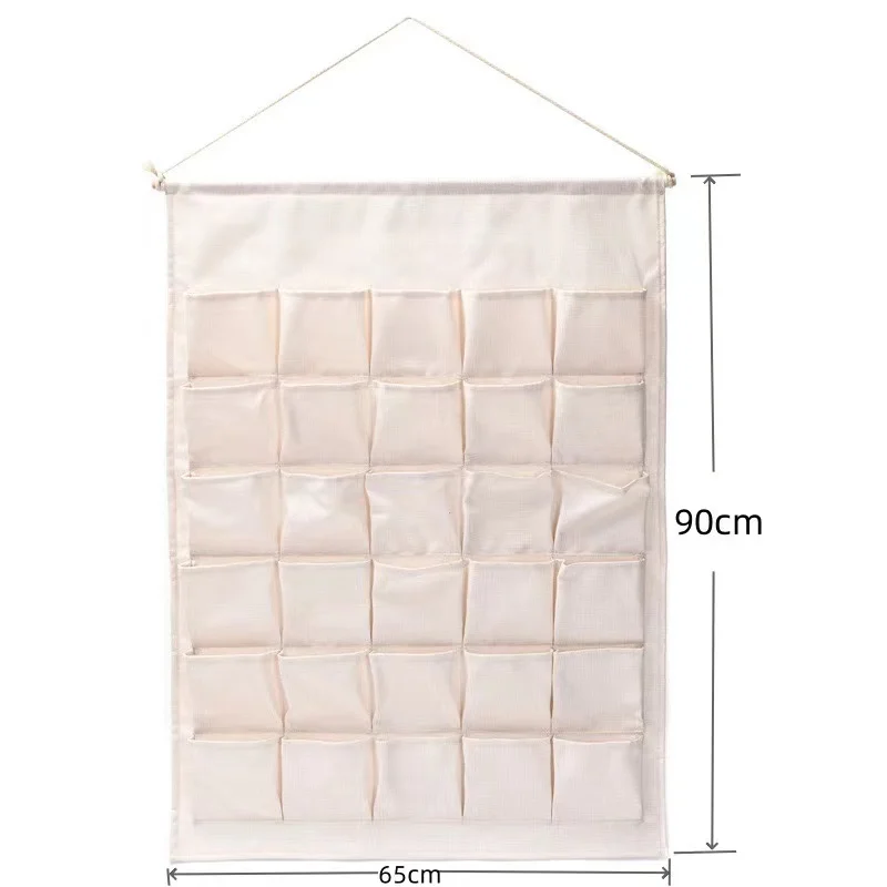 Sublimation Linen Christmas Countdown Calendar Hanging Home Decoration Fabric Wood Advent Calendar