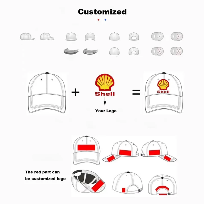 Wholesale customized baseball cap men and women high quality golf sports cap for customizable embroidered logo hat