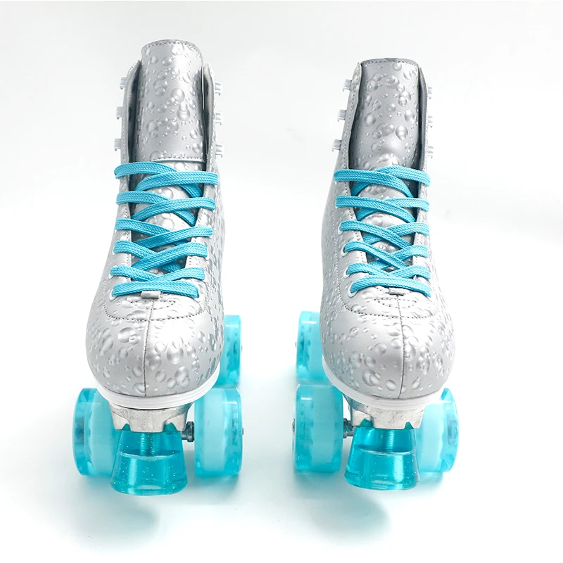 Cheap Quad Adult Roller Skating Shoes Sliding Free Skate in Skating Rink