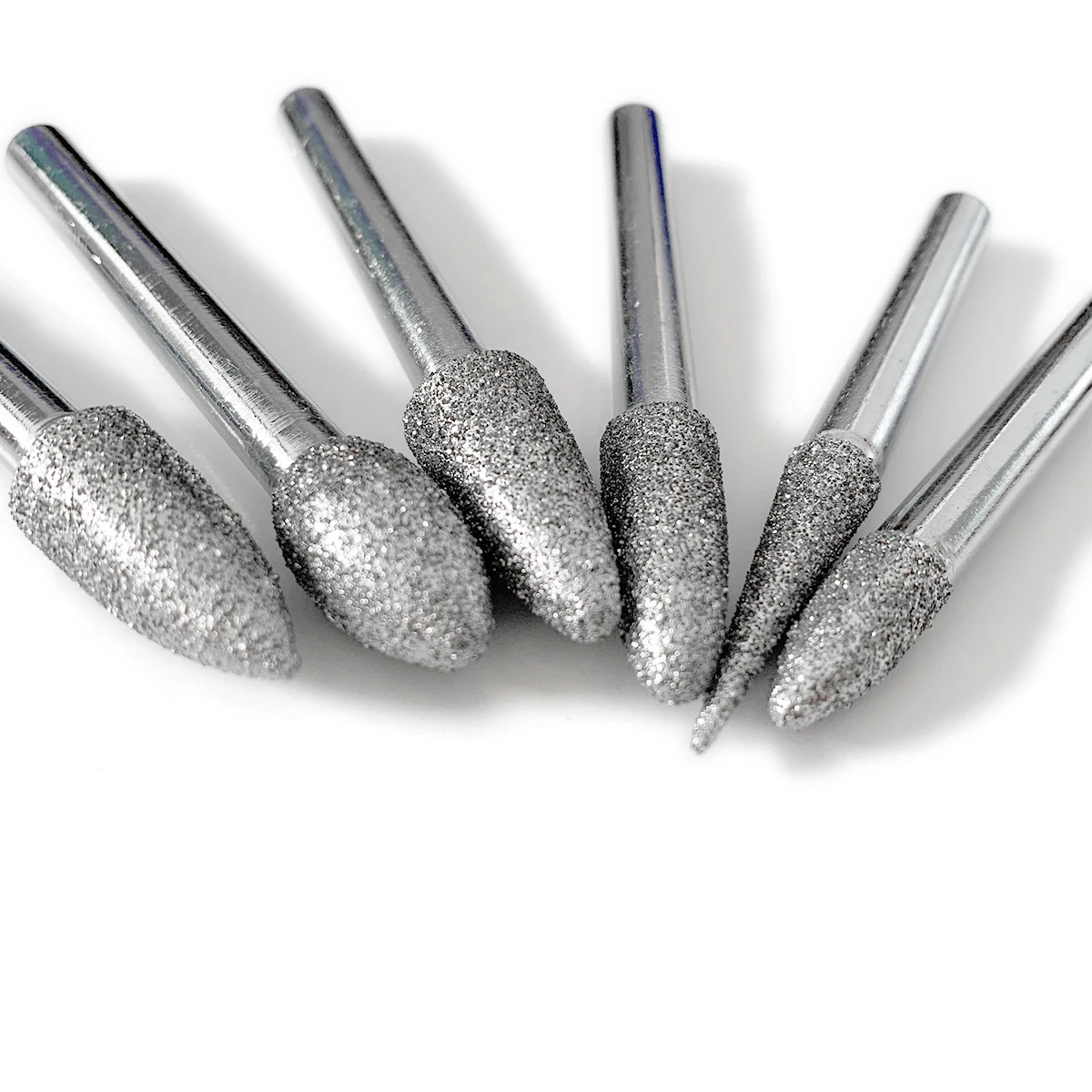 20pcs/set diamond carving bits/electroplated Diamond Burr/diamond polishing mounted point tools 1/4'