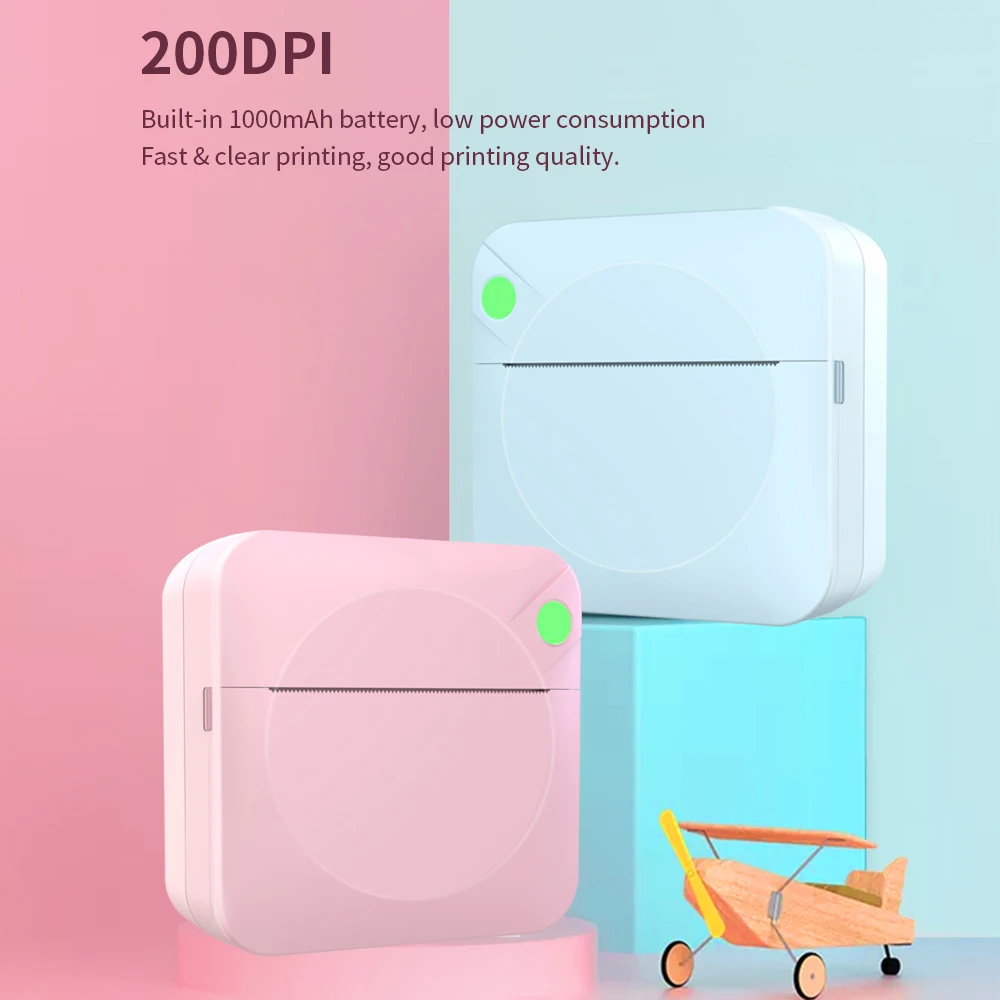 JEPOD JP-C17 Smart Phone Handheld Wifi Pocket Photo Printer For Kids Gift Toy