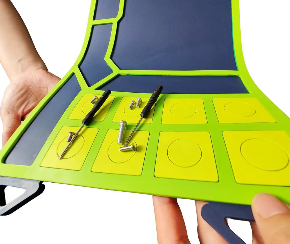 Big Size Anti Oil Waterproof Chemical Resistant Long Gun Cleaning Mat Blank Rubber Magnetic