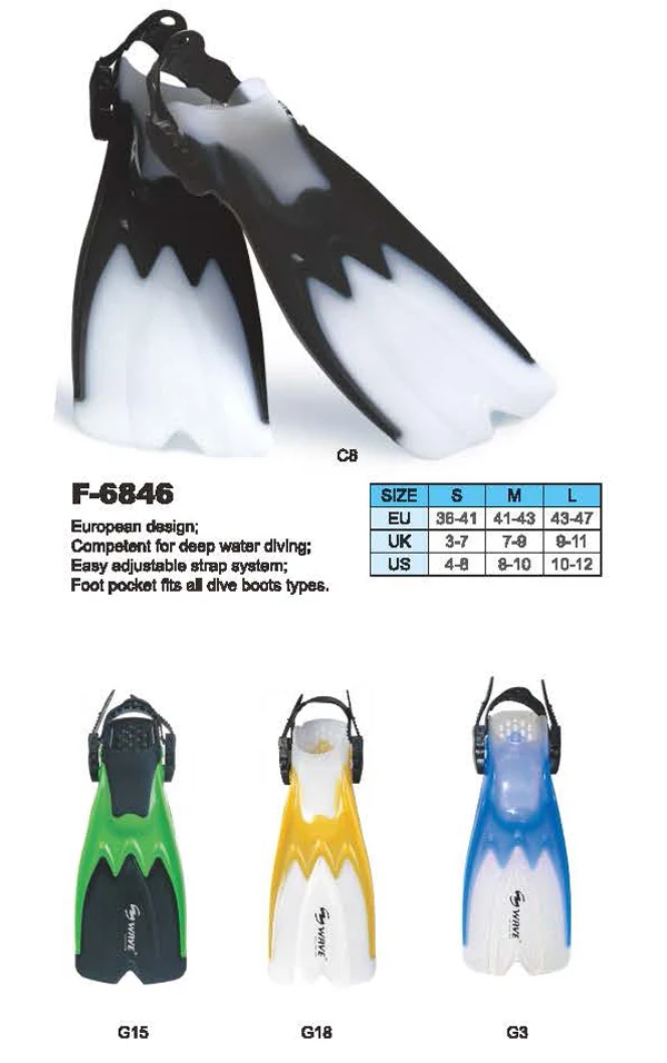 factory wholesale professional diver mask snorkel fin set bcd scuba diving equipment helmet water play sports fins