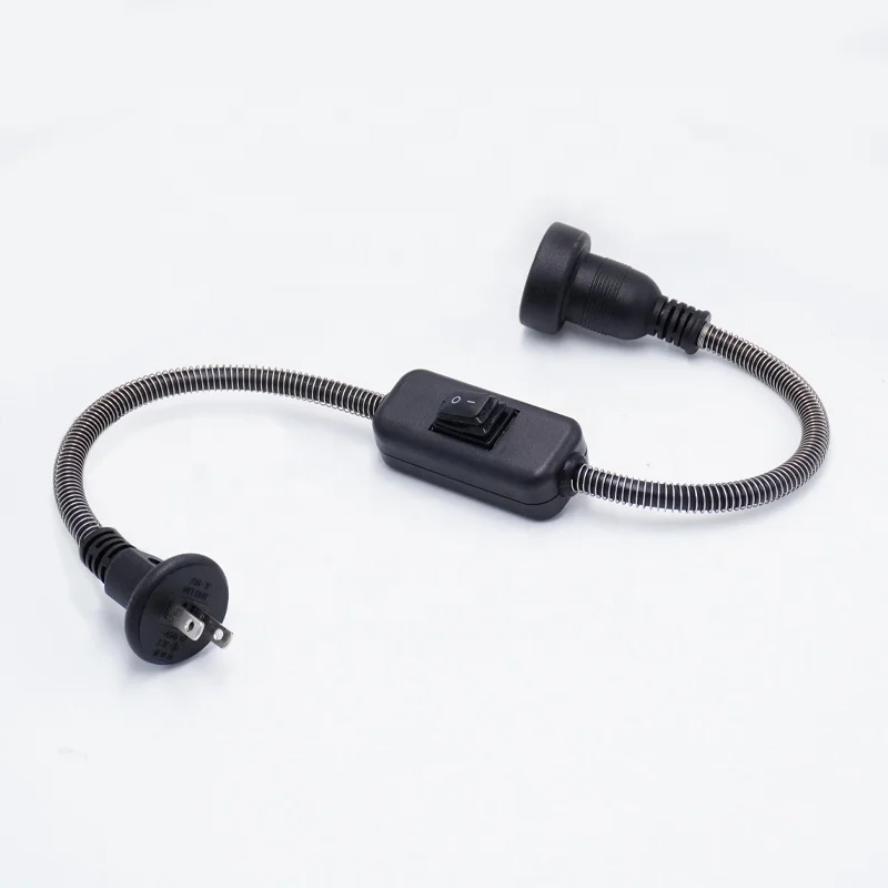 Japanese standard 2 pin waterproof online rocker switch and female plug VCT 2*0.75mm2 PC power cord