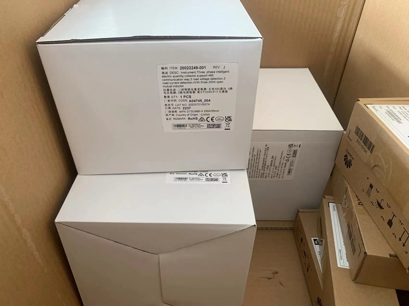 PV  smart meter Smart power sensor DTSU666-H 250A/50mA  three phase  in stocks