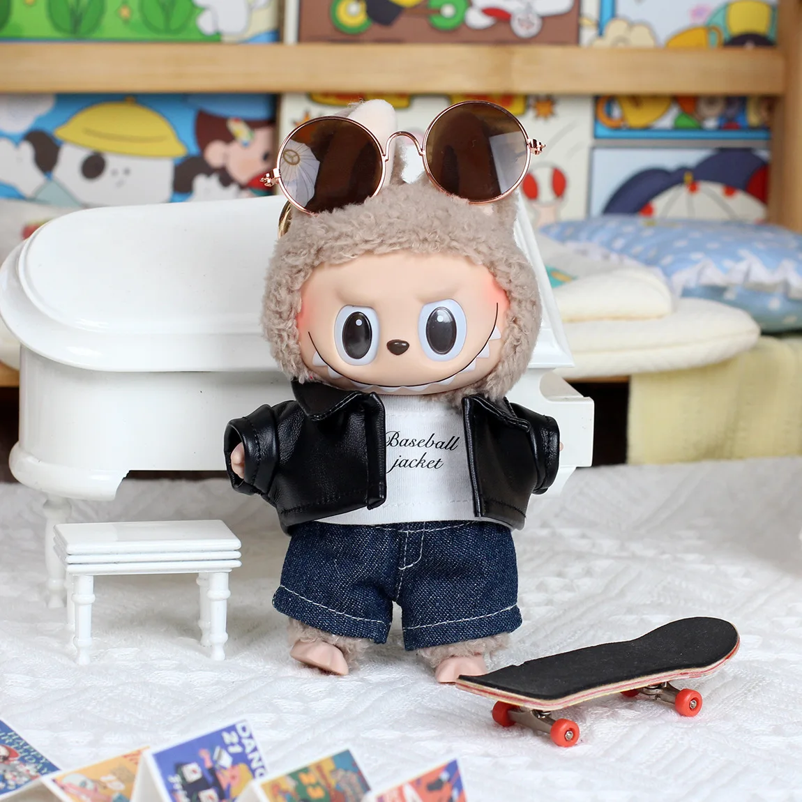 Only Clothes Wholesale Labubu Baby Clothes Vinyl Blind Box Pendant Doll Clothes