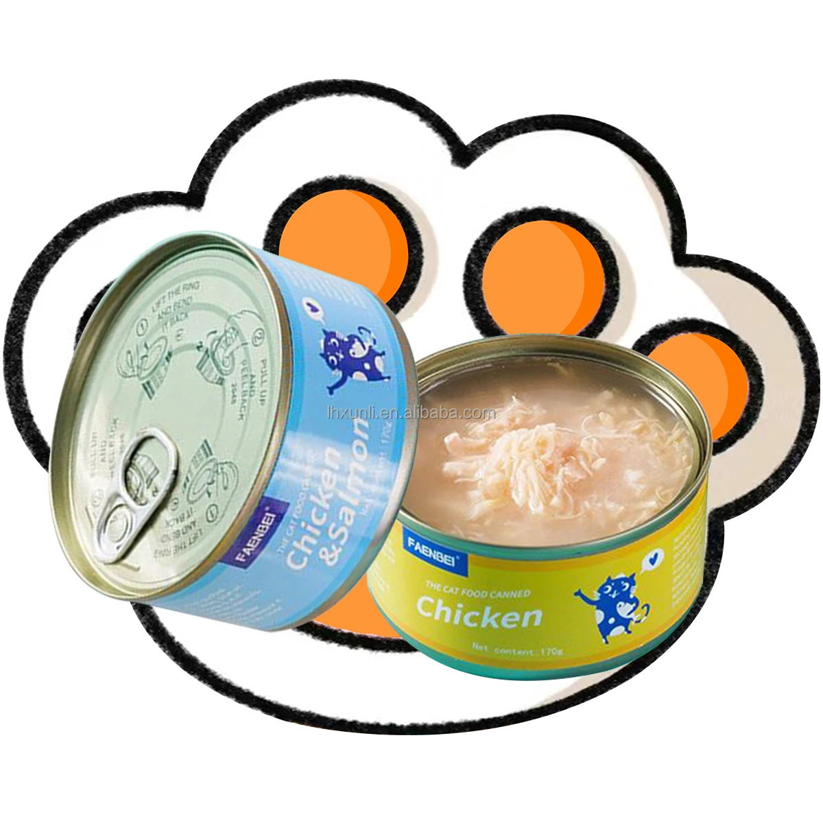 Хит продаж вкусный влажный корм для кошек консервированный со вкусом вшей с низким содержанием натрия