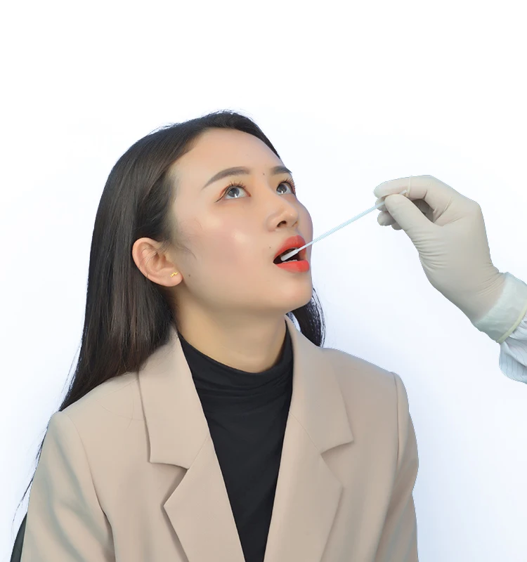 
Rapid Test Throat Swab Flocking Laryngopharyngeal Swab 