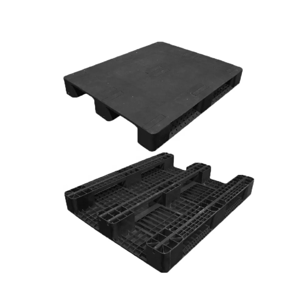 Longshenghe 3 runners Durable stacking and racking flat top plastic pallet