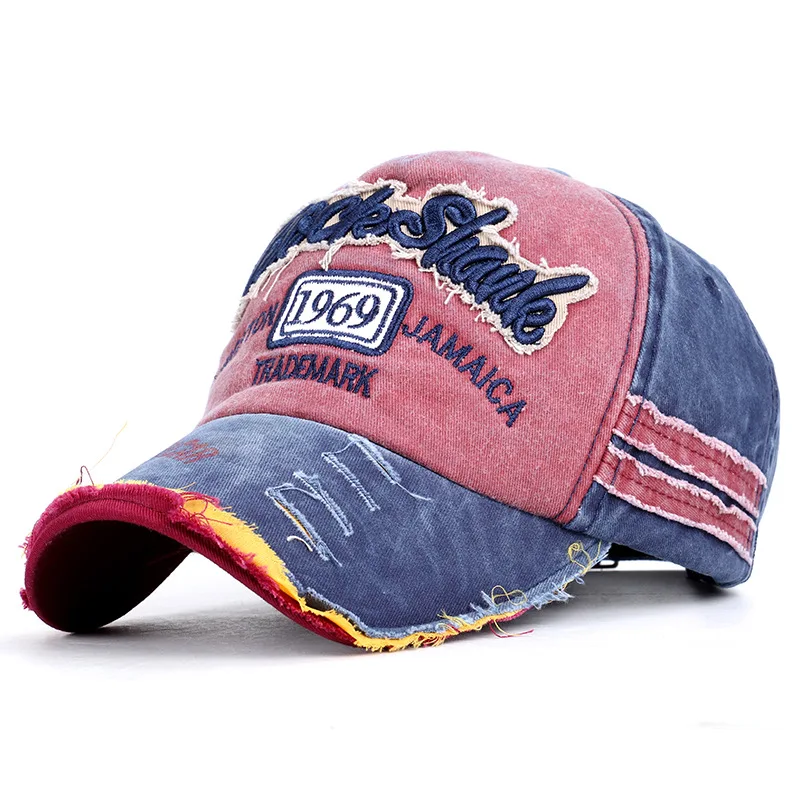 
Wholesale spring 1969 denim baseball cap fashion adjustable snapback hats for men women 