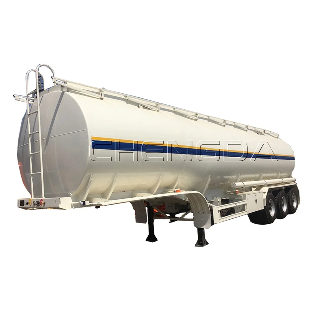 50000L Aluminum Alloy Tank Semi-Trailer 3 Axle Fuel Tanker