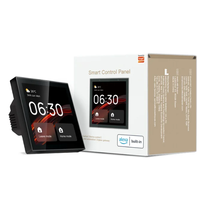 Central Control Switch Panel controller Zigbee Hub Gateway 4 inch Touch Screen tuya smart home control panel alexa
