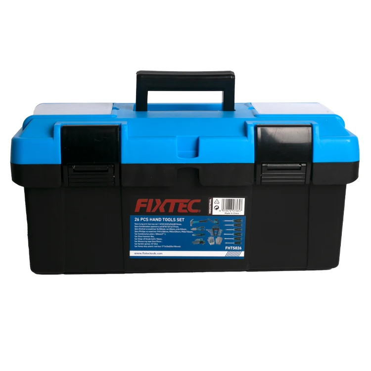  Набор ручных инструментов FIXTEC 26 шт. с пластиковым ящиком для 17