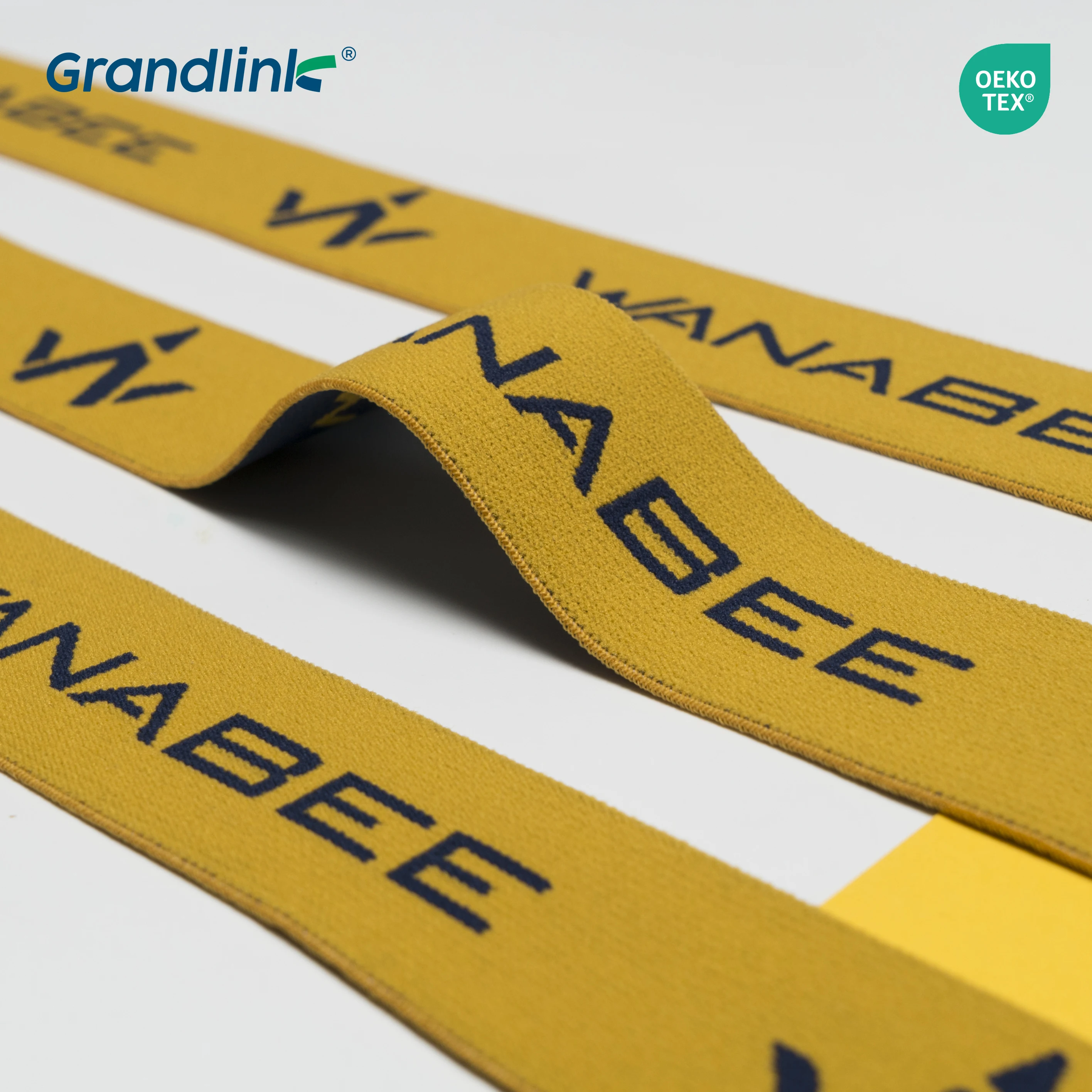 clothing accessory jacquard elastic waistband bands rope webbing underwear 2 inch nylon webbing OEKO