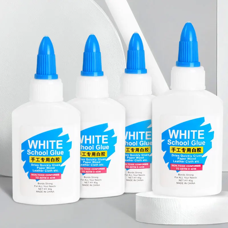 2022 Best Selling Washable 40ml white school glue for craft slime glue