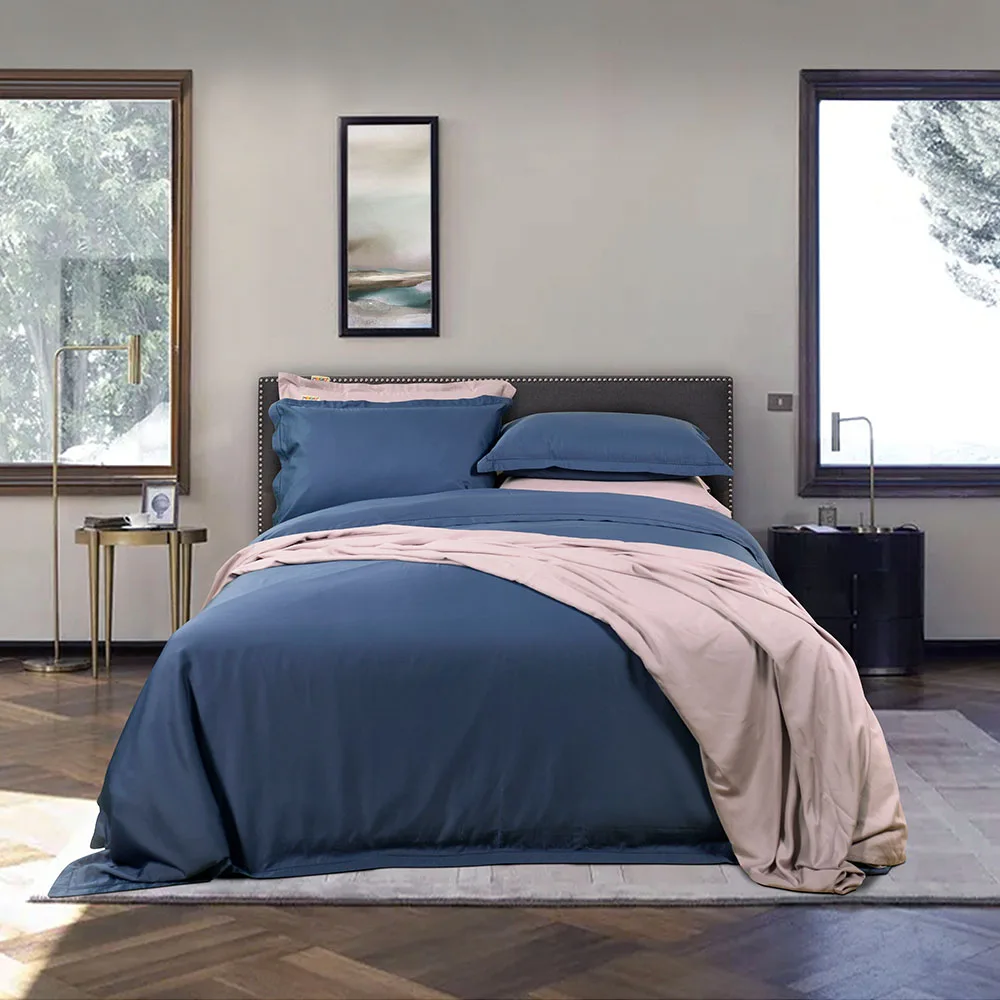 High Quality Bedding Set King Size Bed Sheet Embroidery Design Luxury Bamboo Duvet Cover Cooling Sheets For Beds Queen Size