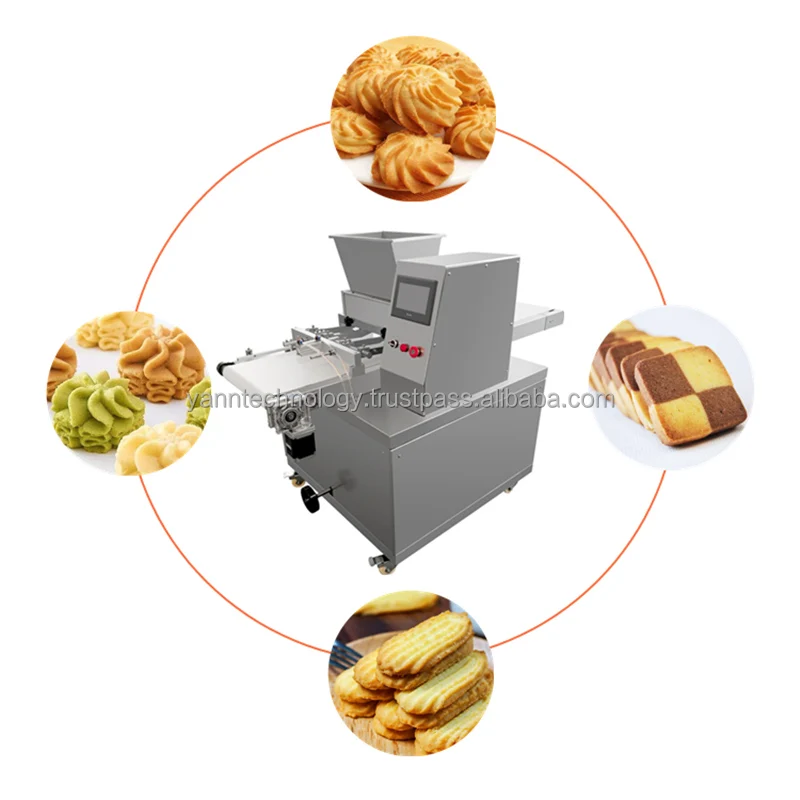 Fully Automatic Energy Saving Produce Cookies and Soft Biscuit Making Production Line Soda Rotary snack forming machine
