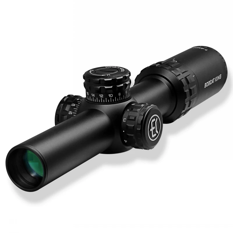 HD 1-4X24 IR LPVO компактный охотничий прицел водонепроницаемый тактический красный освещенный широкий обзор поля оптические прицелы