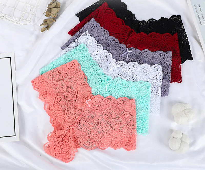 Women Boyshort Sexy Floral Lace Low Rise Cheap Sexy Panties